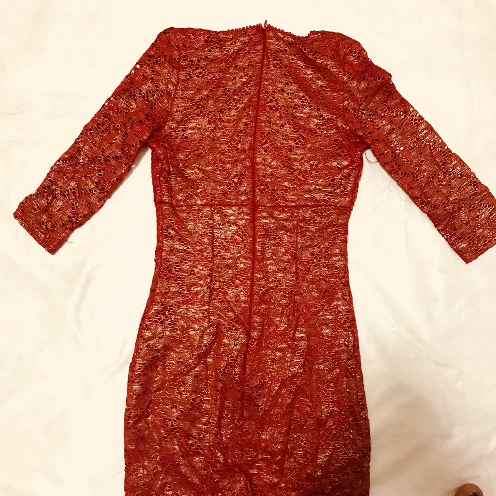 Mystic Red/ Gold Dress Sz M